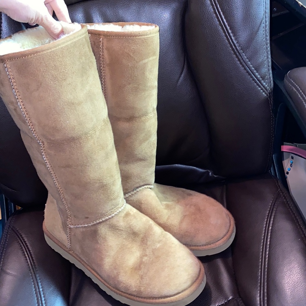 Chestnut uggs, never worn outside